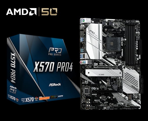 ASRock X570 PRO4 AM4 ATX AMD Motherboard - Newegg.com