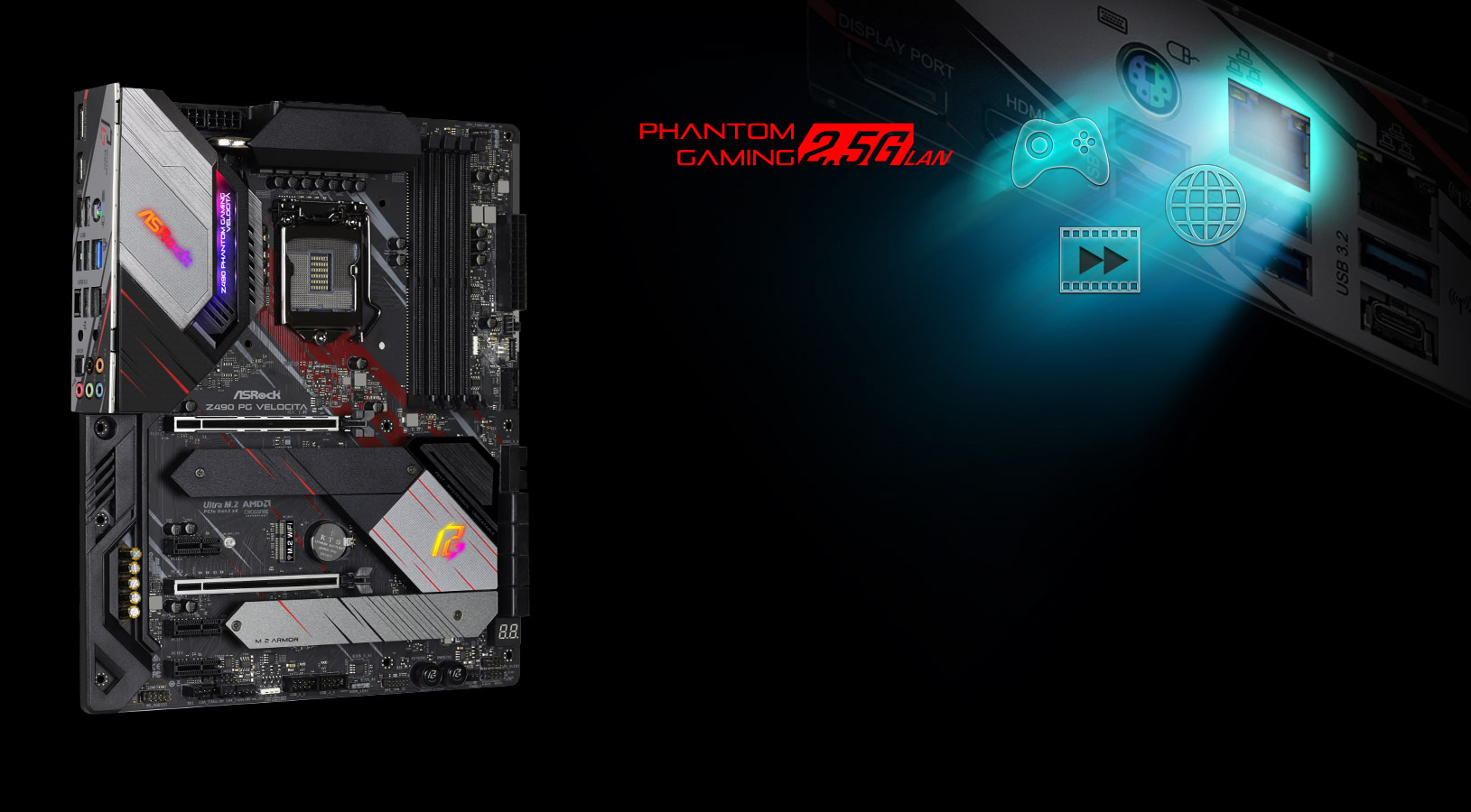 Asrock Phantom Gaming Z490 Pg Velocita LGA 1200 Intel Z490 SATA 6GB/S ATX  Intel Motherboard - China Z490 Pg Velocita and Asrock Z490 Pg Velocita  price