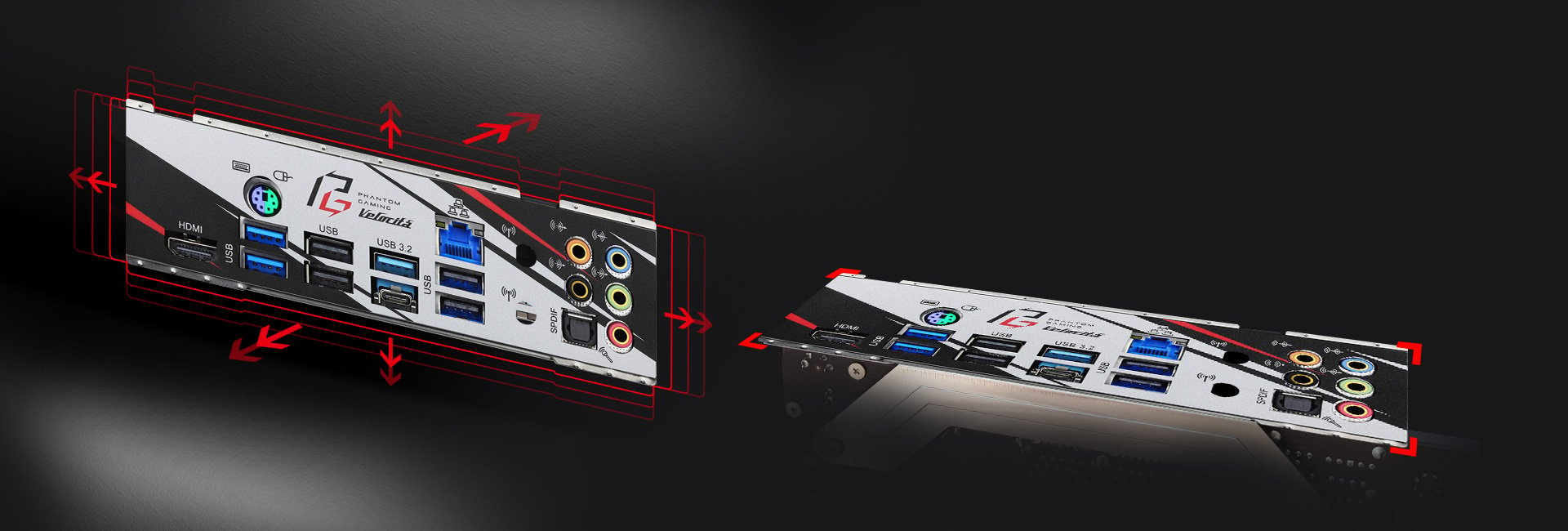 Integrated I/O of the motherboard