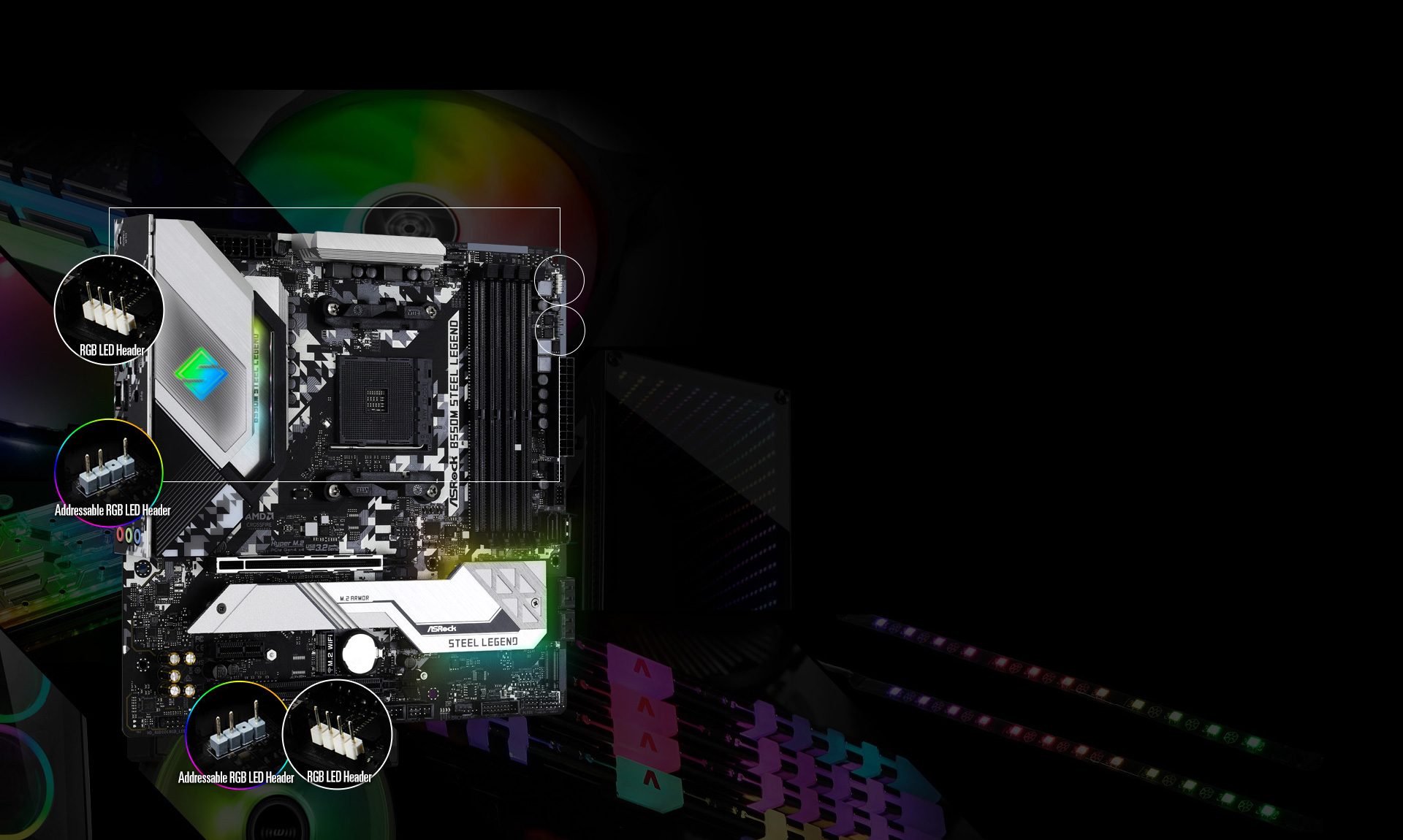 ASRock B550M STEEL LEGEND Micro ATX Motherboard - Newegg.ca