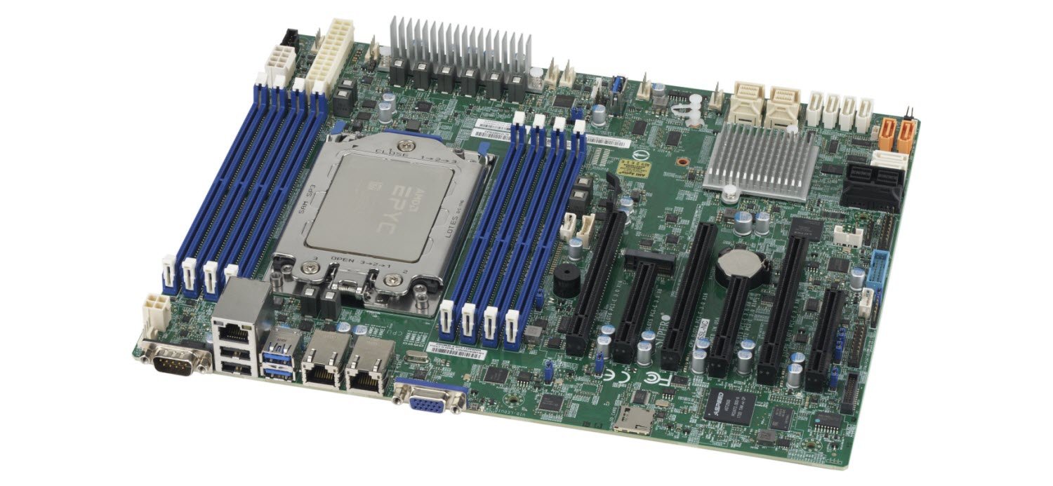 SUPERMICRO MBD-H11SSL-NC Mainboard, Factory Installed with AMD