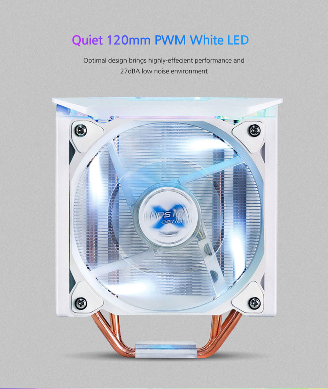 Ventirad CPU - ZALMAN - CNPS10X Optima II - Blanc (CNPS10XOPIIRGB-WH) -  Ventilateur PC - Achat & prix