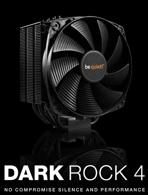 BE QUIET! DARK ROCK 4 SILENT HIGH-END CPU AIR COOLING FAN (BQ-BK021)