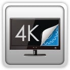 Quad HD display support (4K Support)