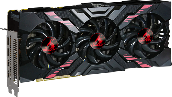 PowerColor RED DRAGON Radeon RX Vega 56 8GB HBM2 PCI Express 3.0 CrossFireX  Support ATX Video Card AXRX VEGA 56 8GBHBM2-2D2HD/OC