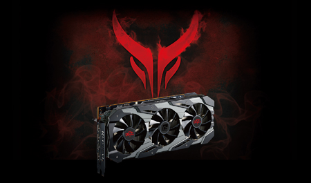 Red Devel logo and RED DEVIL Radeon RX 5700 XT