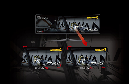 Liquid Devil Radeon RX 5700 XT FidelityFX show