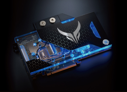 Liquid Devil Radeon RX 5700 XT side view and offers a better color range