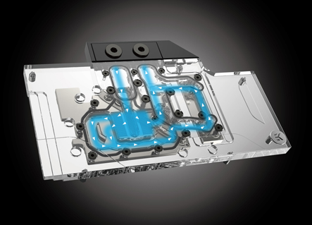Liquid Devil Radeon RX 5700 XT Full Cover Waterblock show