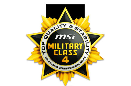 MSI Military Class 4 Badge