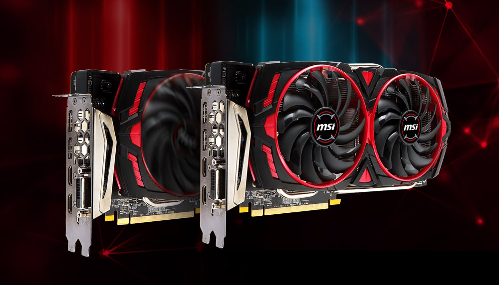 NeweggBusiness - MSI Radeon RX 580 8GB GDDR5 PCI Express x16 CrossFireX  Support Video Card RX 580 ARMOR MK2 8G OC