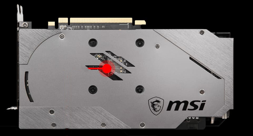The backplate has thermal pads shown in detail. 