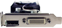 GEFORCE 210 512MB DMS59 X1 PCIE Side View