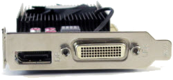 GEFORCE 210 512MB DMS59 PCI Side View