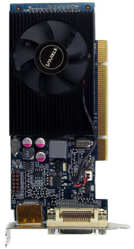 GEFORCE 210 512MB DMS59 PCI Top View