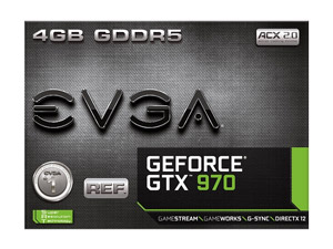 EVGA GeForce GTX 970 ACX 2.0 Video Card - 04G-P4-2976-KR
