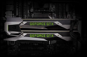 GeForce GTX SLI with HB Bridge Support
