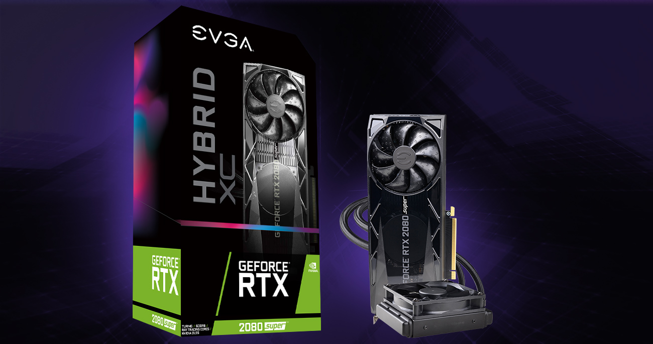EVGA Hybrid Cooling, EVGA Precision X1 Standing Up Next to Its Product Box