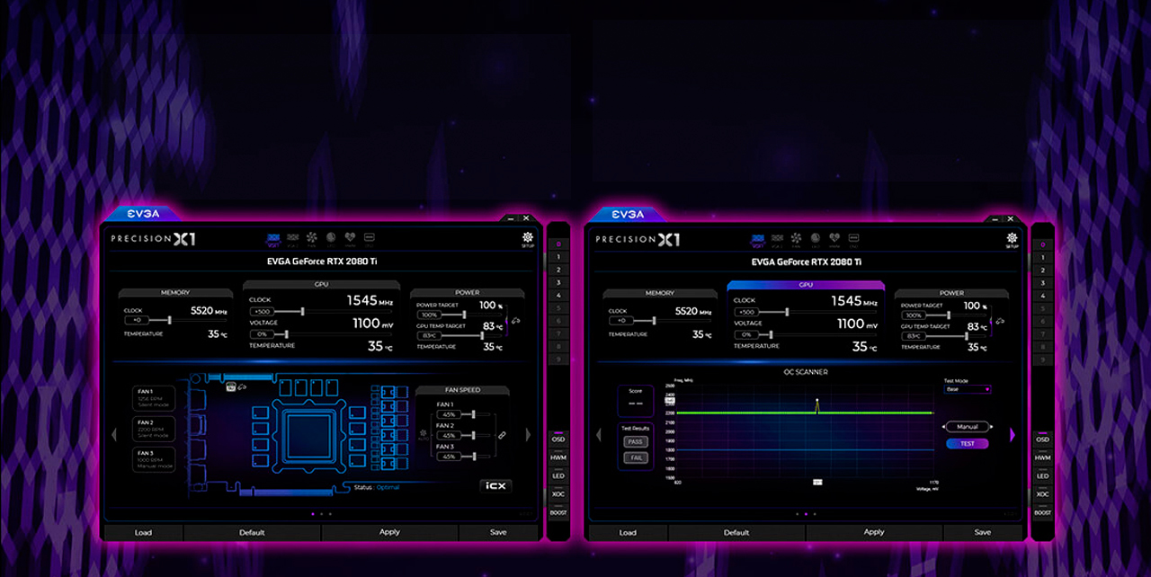 FULL CONTROL WITH EVGA PRECISION X1 graph stress testing graph