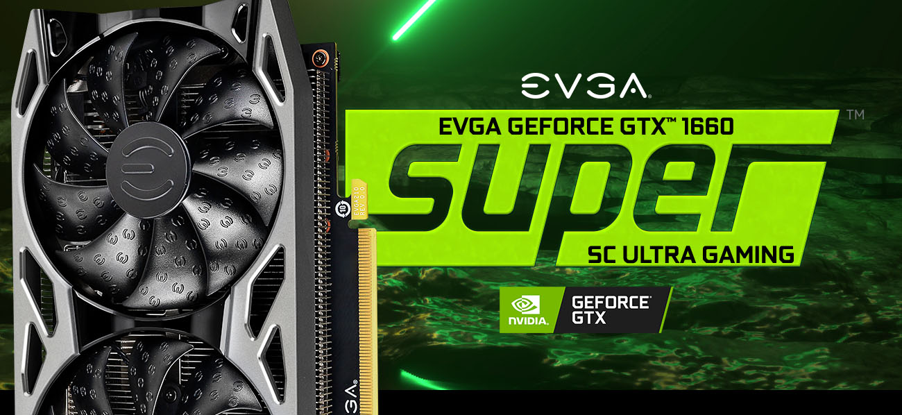 EVGA - Asia - Products - EVGA GeForce GTX 1660 SUPER BLACK GAMING,  06G-P4-1061-RX, 6GB GDDR6, Single Fan - 06G-P4-1061-RX