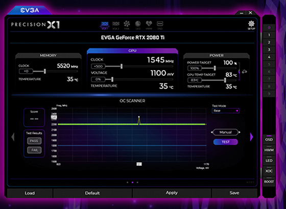 screenshot of oc scanner