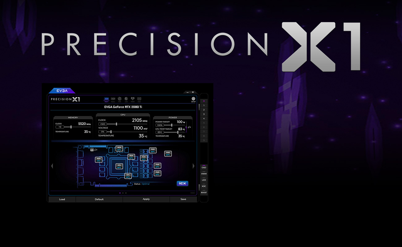 screenshot of precision X1