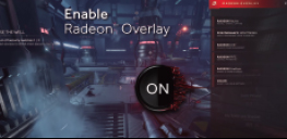 Radeon Overlay Software Settings Window