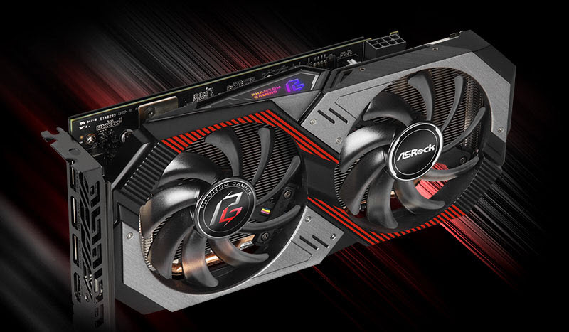 close look at the ARGB LEDs on this graphics card