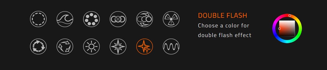 Lighting Effect Icons Including Double Flash