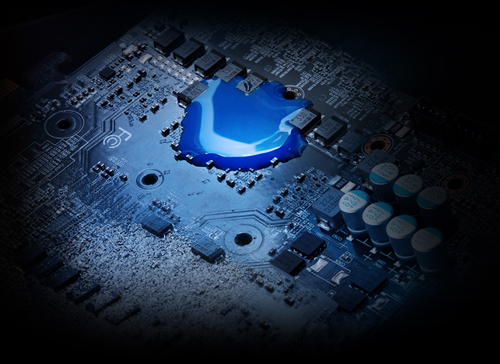 PCB coating in the AORUS RTX 2060 GV-N208TWF3OC-11GC graphics card's chipset