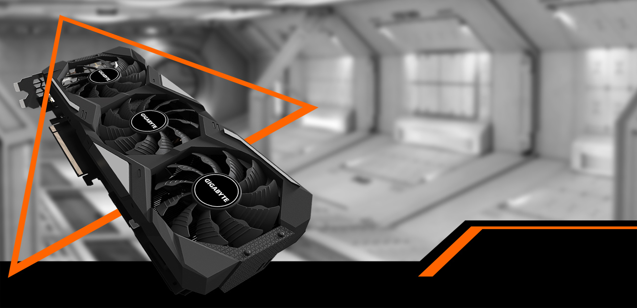 GeForce® RTX 2070 SUPER™ GAMING OC 3X 8G Graphics Card with background