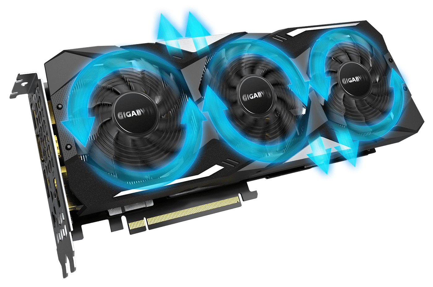 GeForce® RTX 2080 SUPER™ WINDFORCE OC 8G with the alluminum radiator