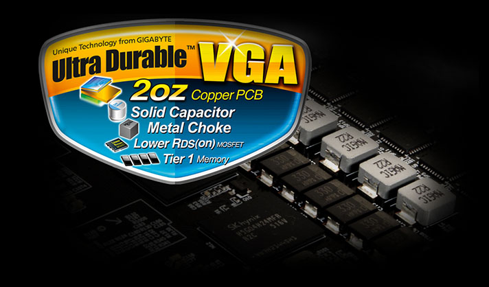 power chokes with a Ultra Durable VGA badge