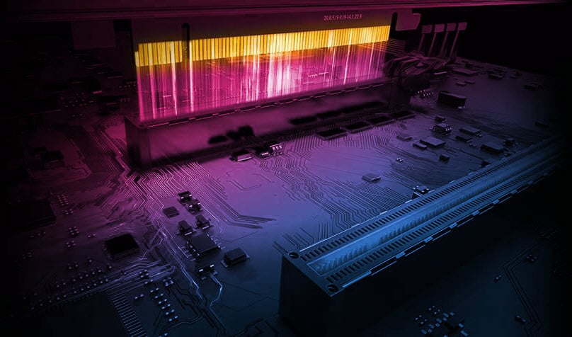 PCI-E 4.0 on a motherboard