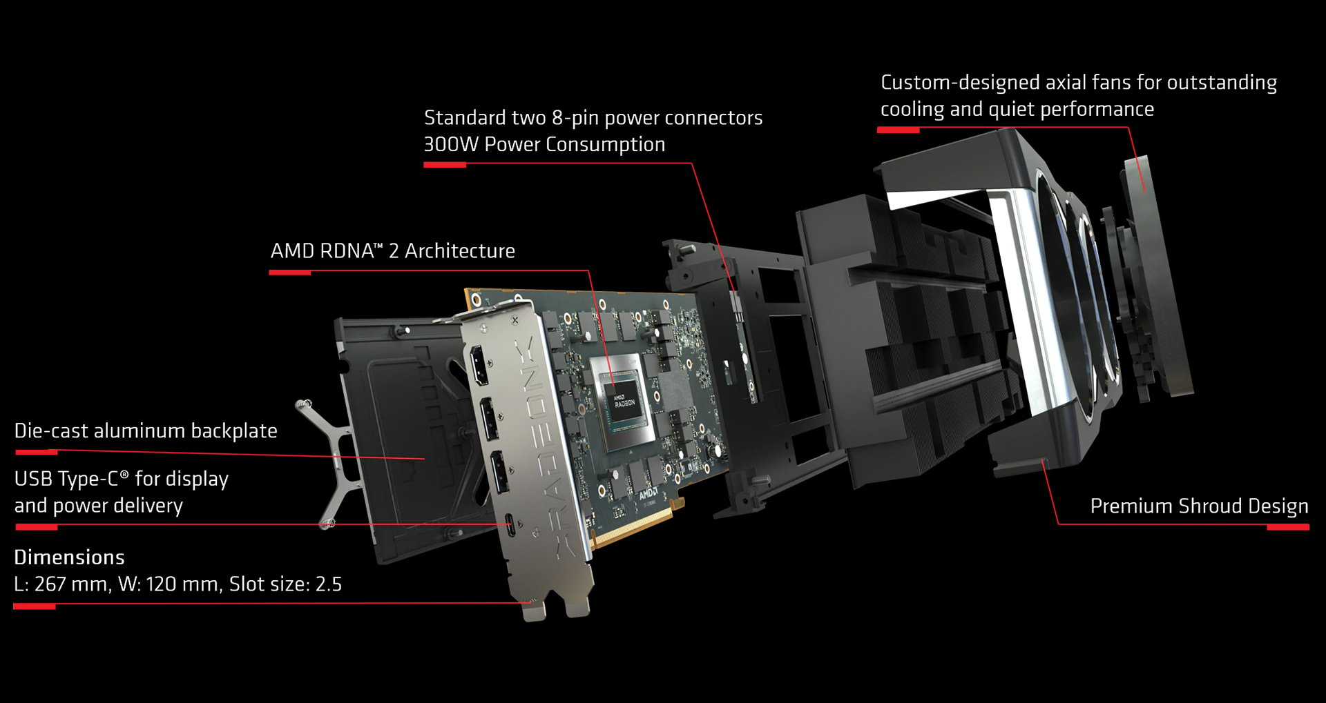 Gigabyte GV-R68XT-16GC-B Radeon RX 6800 XT 16 GB Video Card (GV