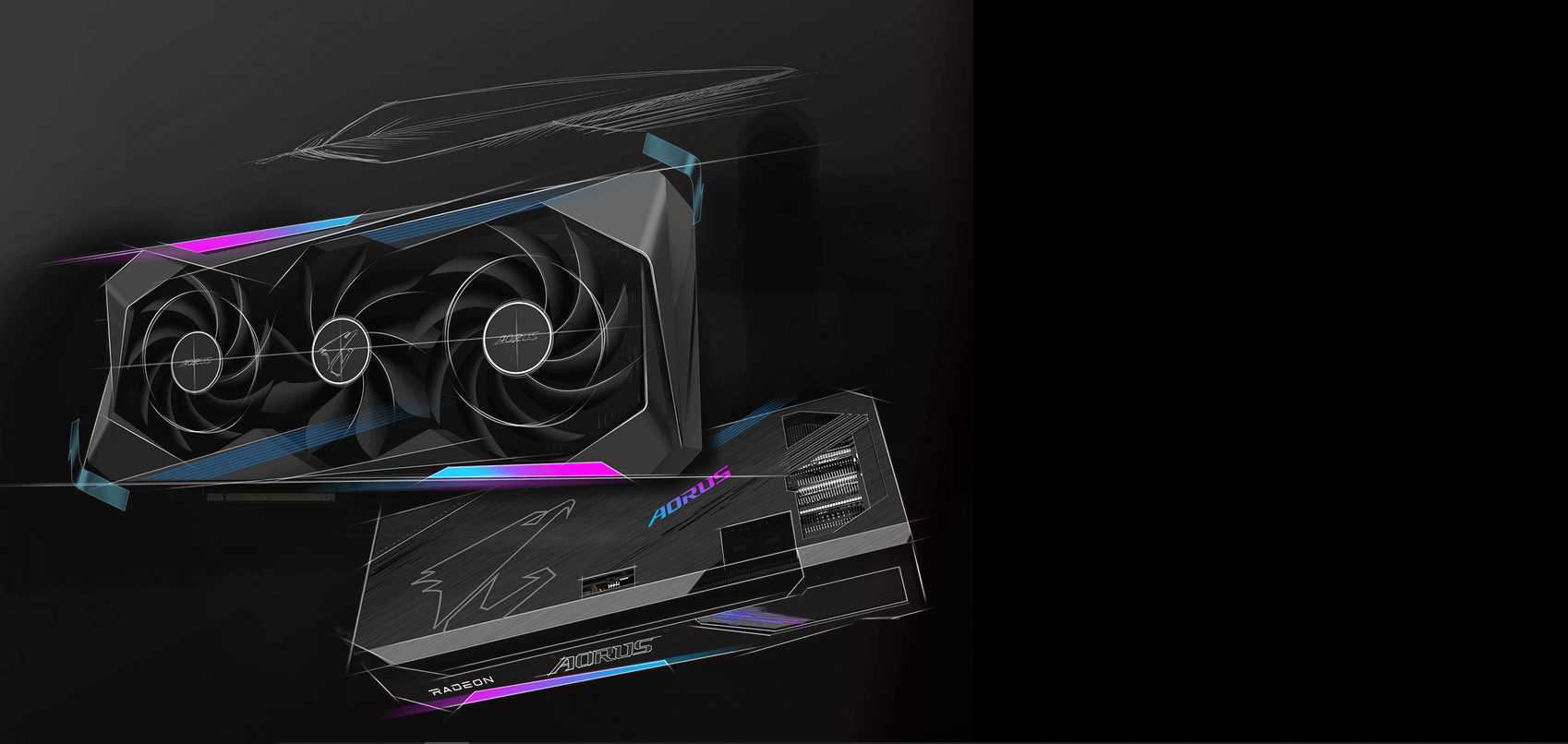 Aorus Radeon rx 6800 xt master 16gb type c with RGB Fusion 2.0