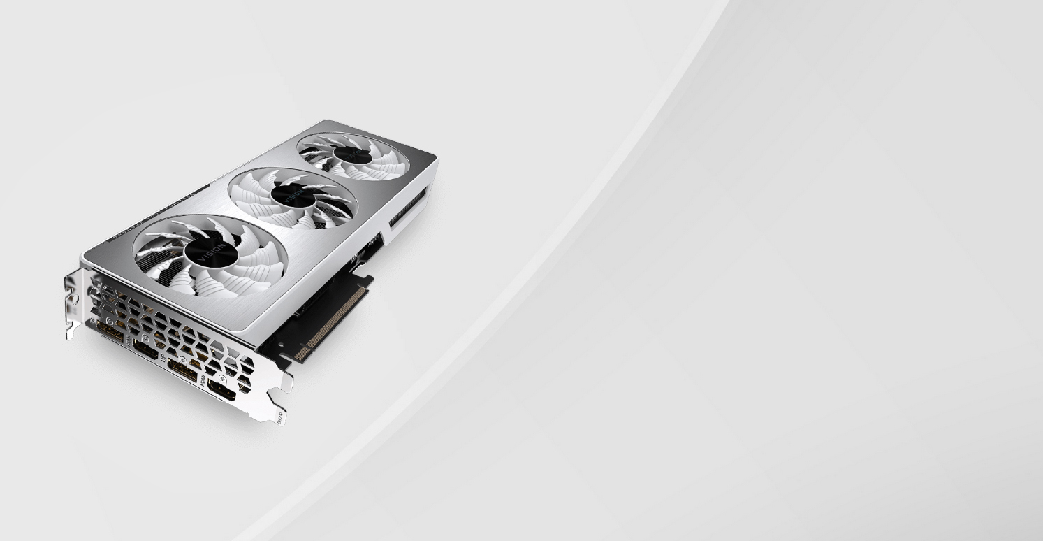 Graphics Card 3060ti Vision GIGABYTE Vision OC GeForce RTX 3060 Ti 