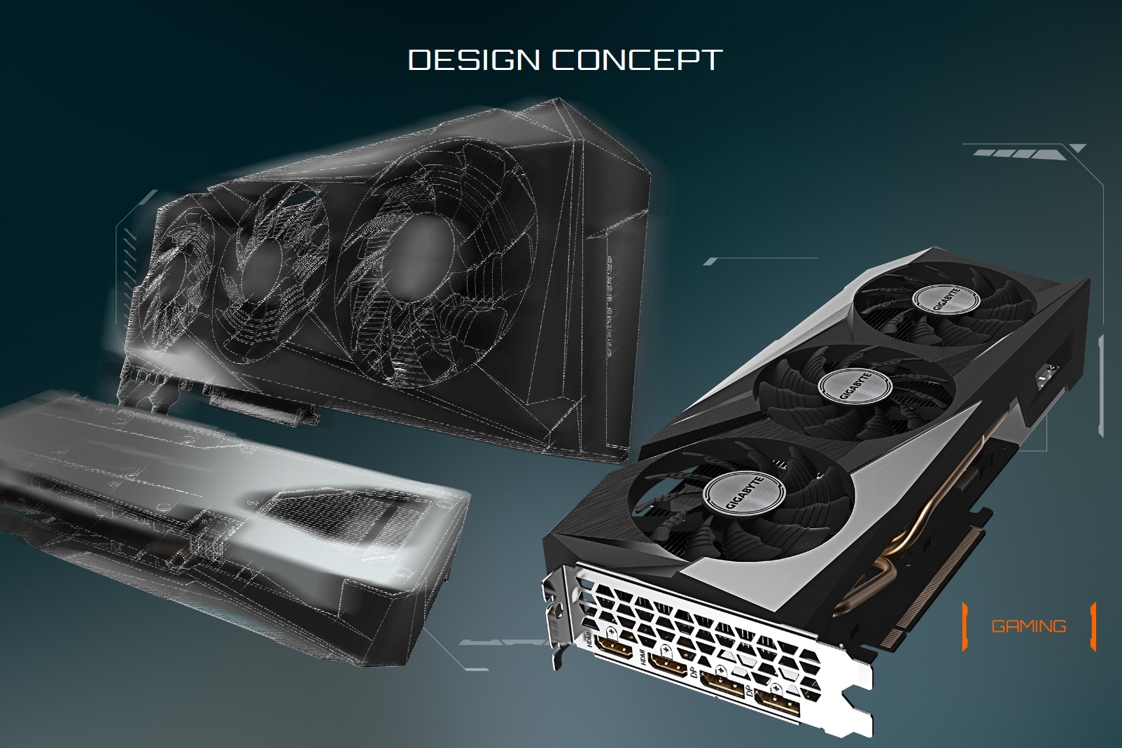 GIGABYTE Radeon RX 6600 XT GAMING OC 8G Graphics Card, WINDFORCE 