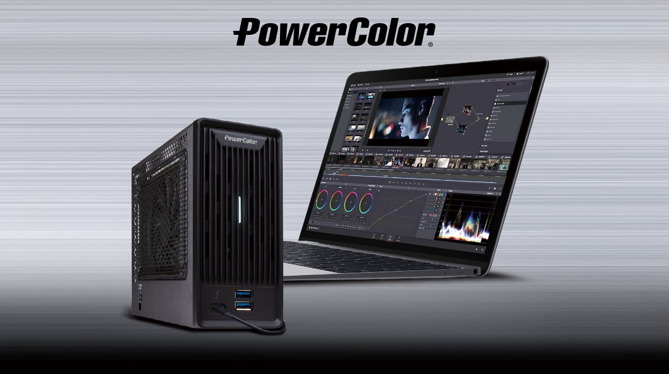 PowerColor Mini Pro - Thunderbolt 3 eGFX Enclosure for macOS High Sierra,  Installed RX 570 Graphics Card Inside eGPU - Newegg.com