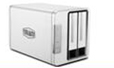 NOONTEC-TerraMaster F2-220 NAS Server 2-Bay Intel Dual Core 2.41GHz 2GB RAM Network RAID Storage for Small/Medium Business (Diskless)