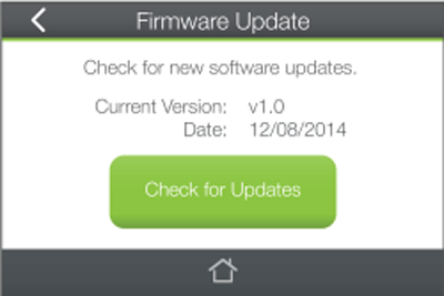 Firmware update window