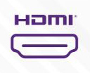 Plug into HDMI® port on HDTV