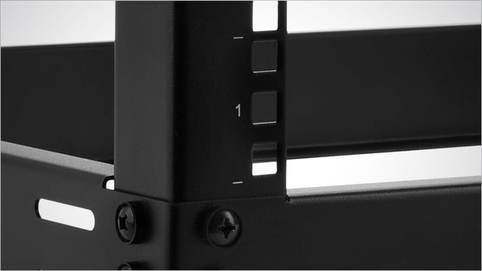 Closeup of the Rosewill RSR-2P9U001 wall mount material