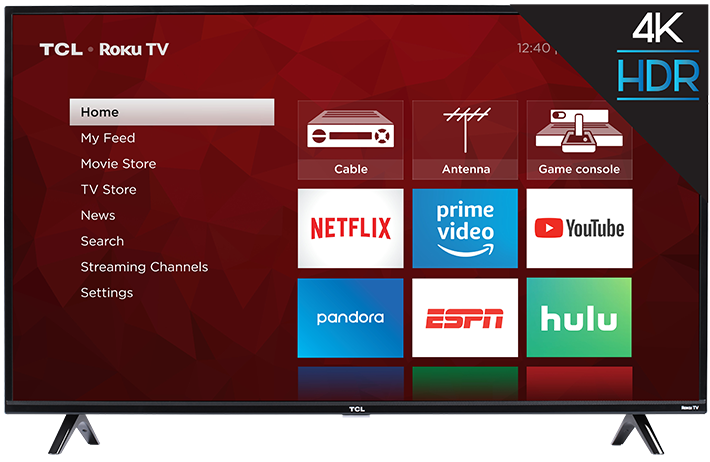 TCL 55S425 Facing forward