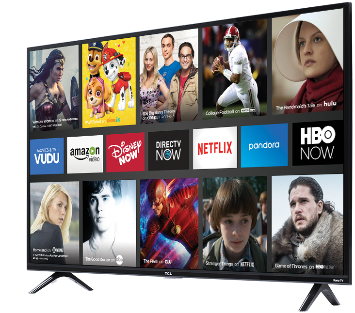 TCL 55S425 TV side view