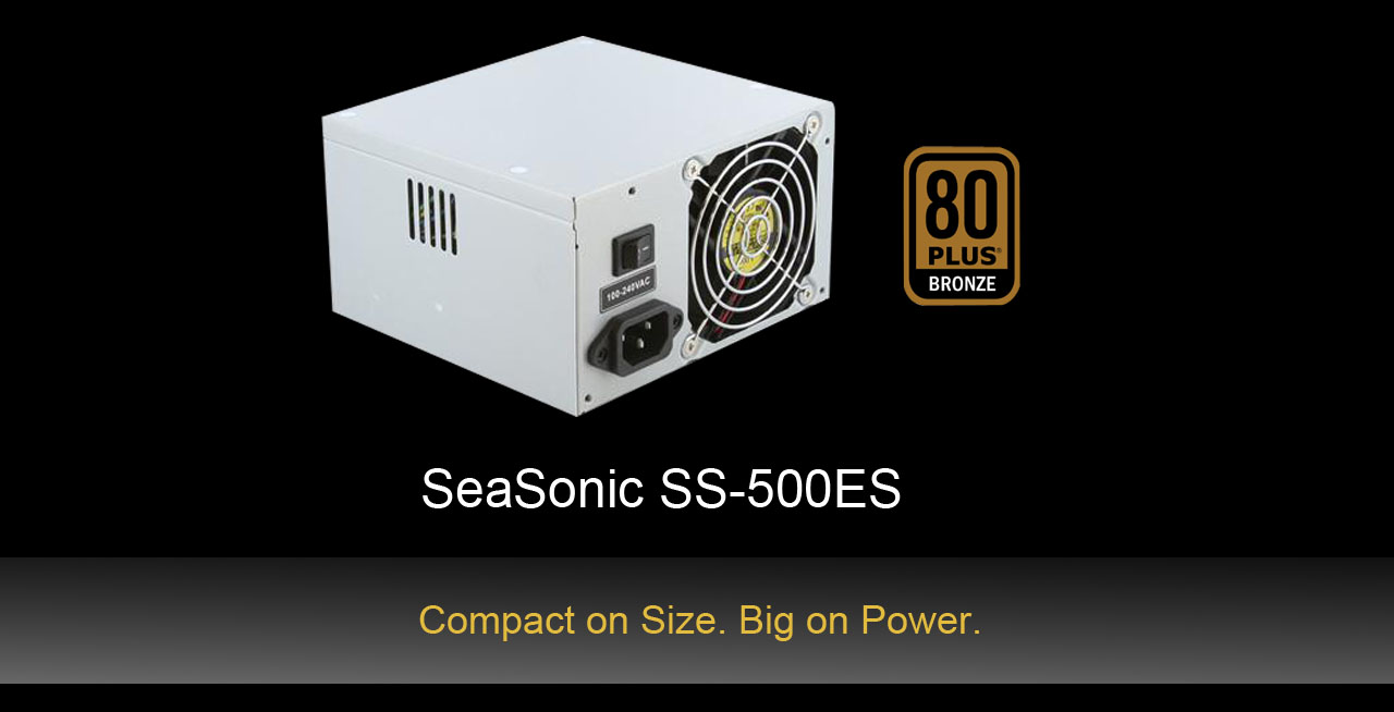 A power supply is positioned to show three surfaces.