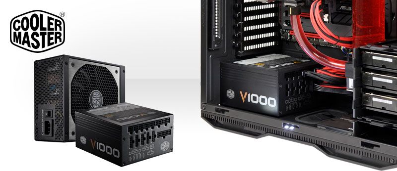 Cooler Master V1000 - Fully Modular 1000W 80 PLUS Gold PSU with