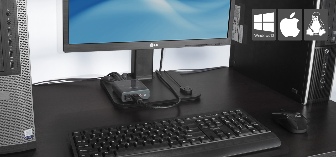 Rosewill 2-Port USB DisplayPort KVM Switch