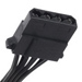 6 x 4-pin peripheral connectors