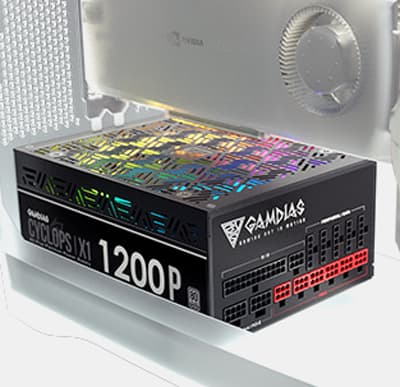 CYCLOPS X1-1200P Power Suppy Inside of a Case